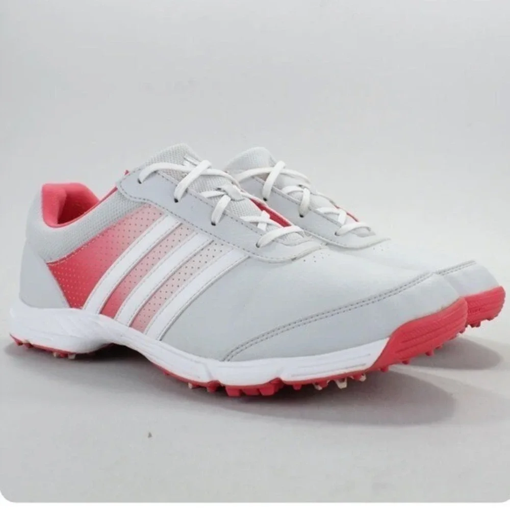 Adidas Tech Response Soft Spike Golf Shoes in Grey Pink Size‎ 7.5